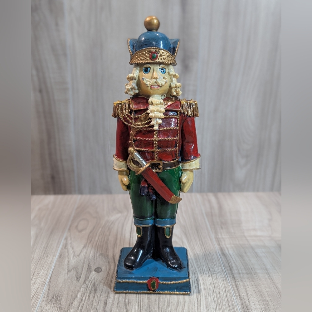 Nutcracker Christmas Toy Soldier Resin Figurine 10"  MayRich Company